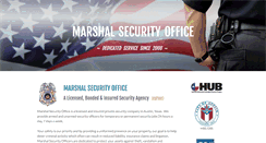 Desktop Screenshot of marshalso.com